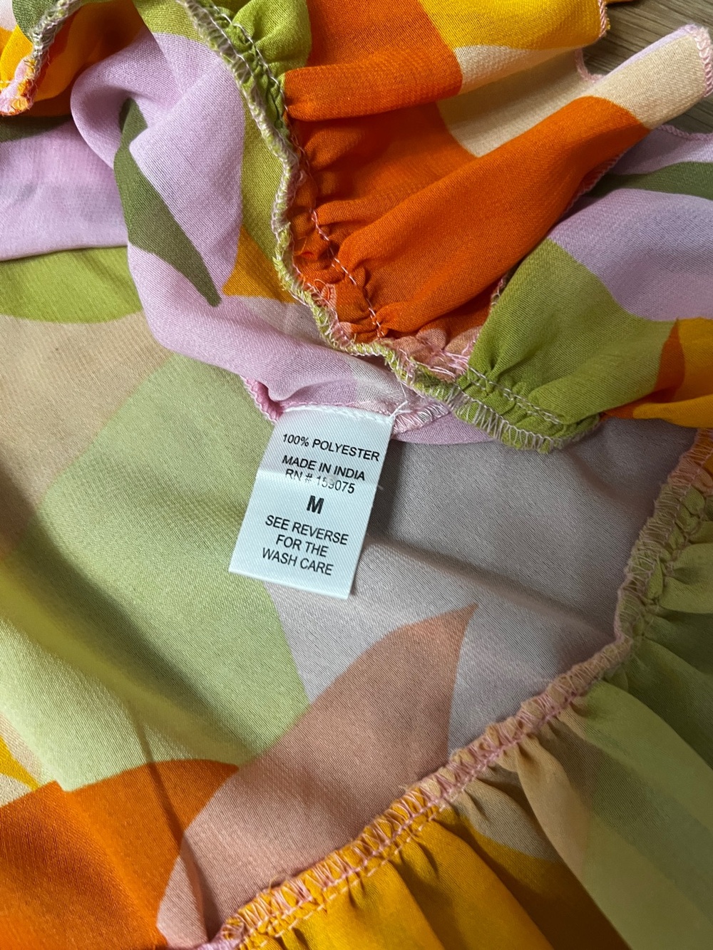 Multi-Color Ruffle Two-Piece Dress - Picture 4 of 4